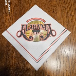 Alabama Grill Nashville TN Unused Napkin